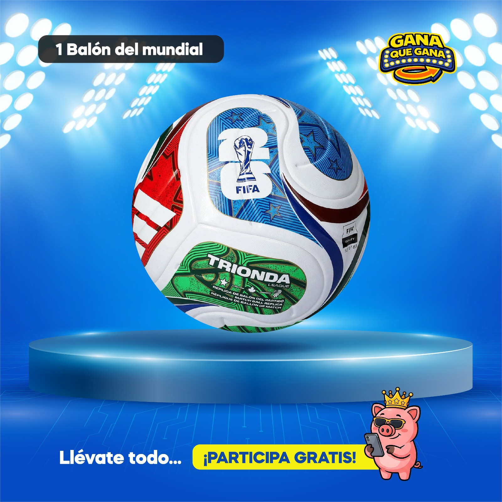 Sorteo Tucoote — TV 43" + Balón Mundial + Infinix + Camisetas