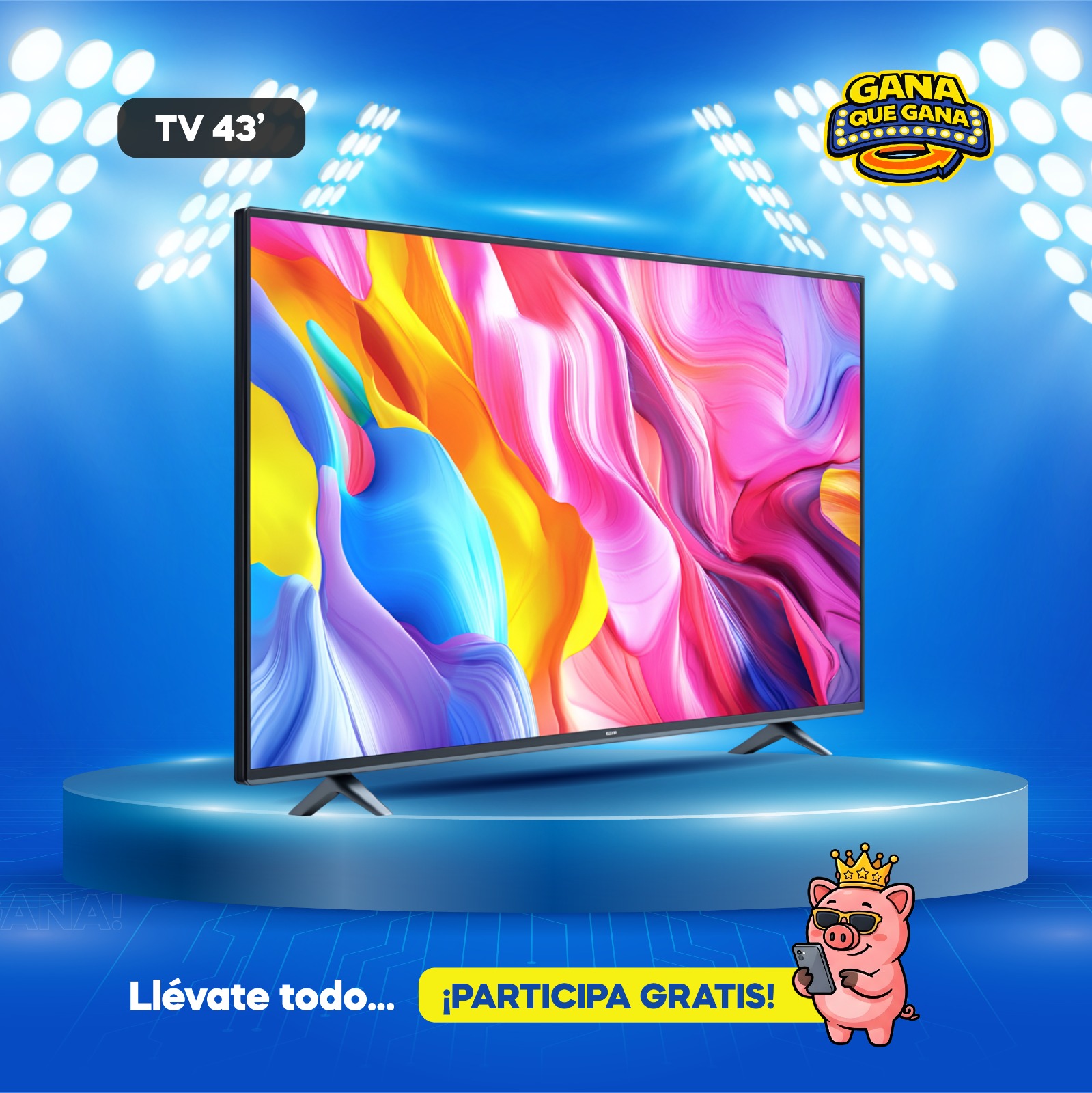 Sorteo Tucoote — TV 43" + Balón Mundial + Infinix + Camisetas